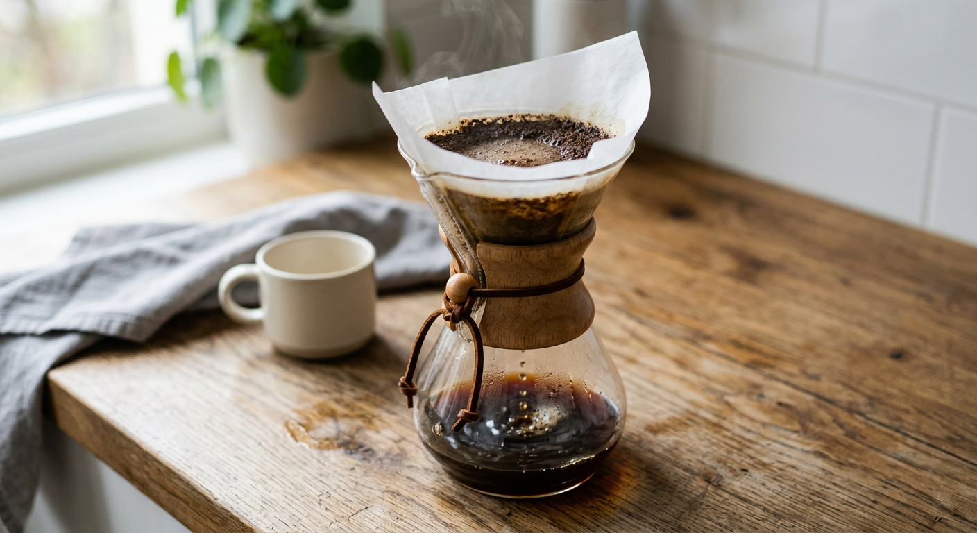 Chemex coffee brewer
