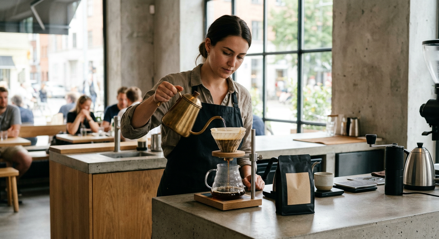 Nordic pour over brewing