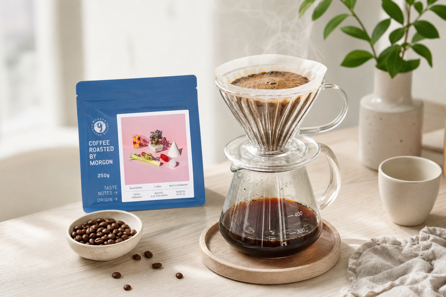 Bright filter coffee brew